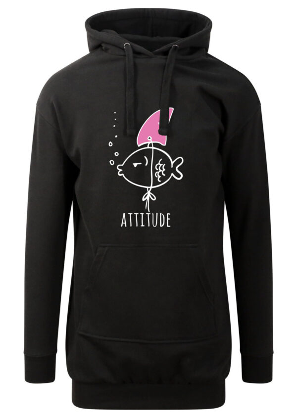 attitude hoodie haljina